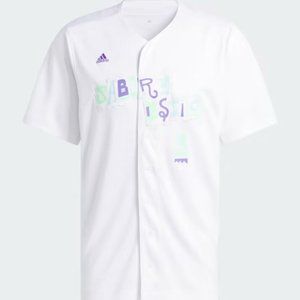 Adidas Hispanic Heritage Baseball Jersey - White - Men's Size L